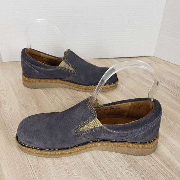 Born Bryson Distressed Leather Slip‑On Shoes Men’s Size 6 Comfort Casual Blue main image 10